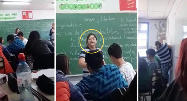 La mamá que defendió a su hijo del bullying dijo por qué irrumpió en el aula en Río Negro, Argentina,