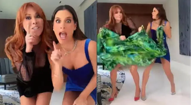 Magaly Medina y Pía Copello vuelven a alborotar las redes con un singular y divertido video