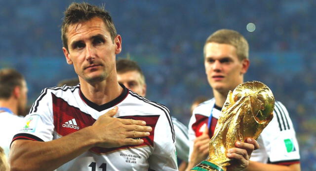 Miroslav Klose es el máximo goleador de la Copa del Mundo, pero hasta ahora nadie lo puede igual.