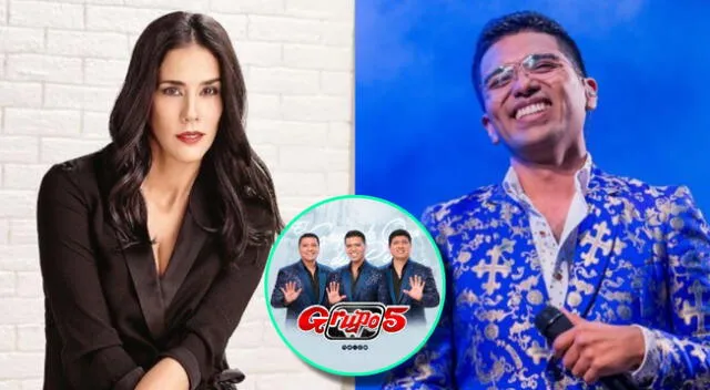 En Arriba mi gente, Gianella Neyra echó flores al líder de Grupo 5 al hablar de su más reciente show.