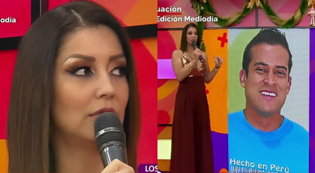 Karla Tarazona terminó hablando del padre de sus hijos.