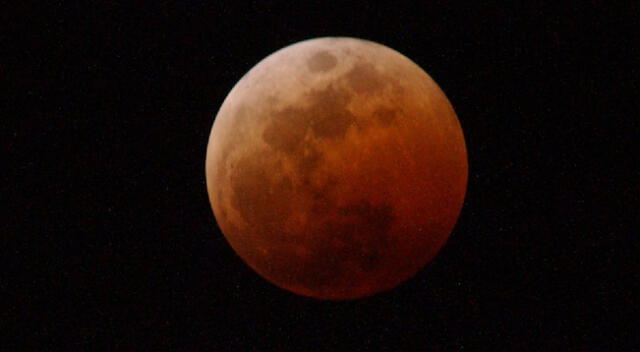 Luna de sangre, se verá desde el suelo peruano mañana.