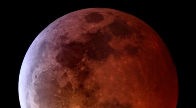 La Luna se teñirá de color rojo este 8 de noviembre.