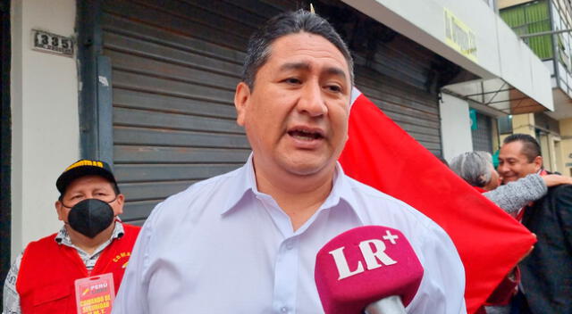 Vladimir Cerrón se pronunció por la marcha "Toma en Lima"