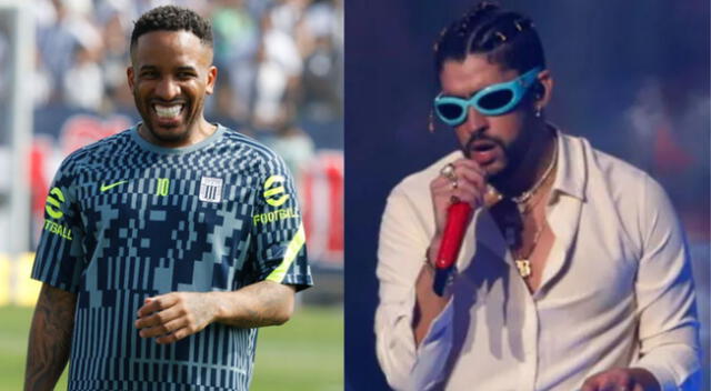 Jefferson Farfán disfruta de concierto de Bad Bunny