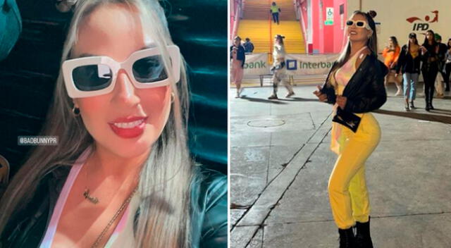 Pamela López disfrutó del concierto de Bad Bunny.