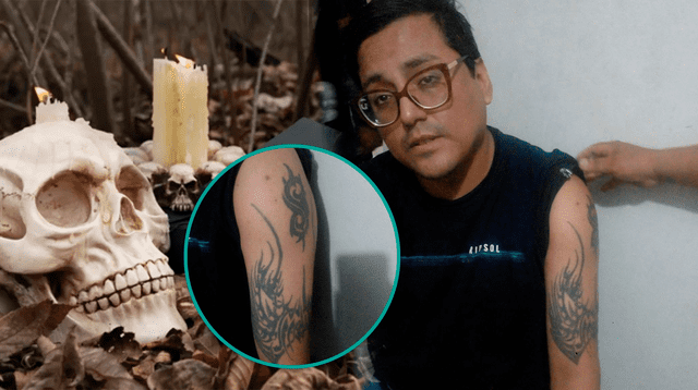Juan Pablo Villacorta se habría hecho un tatuaje que hace alusión a la banda metal Slipknot.