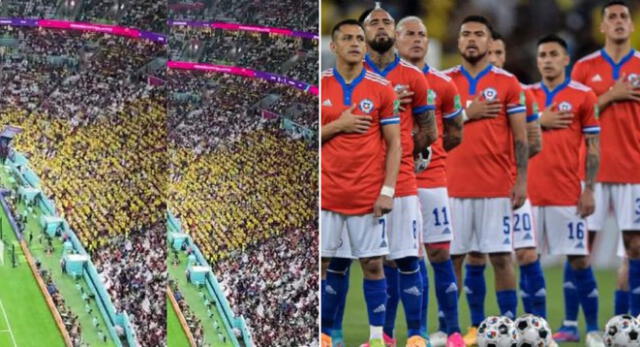 Los hinchas de Ecuador hicieron sentir a su selección en el Mundial Qatar 2022 con singulares canticos.