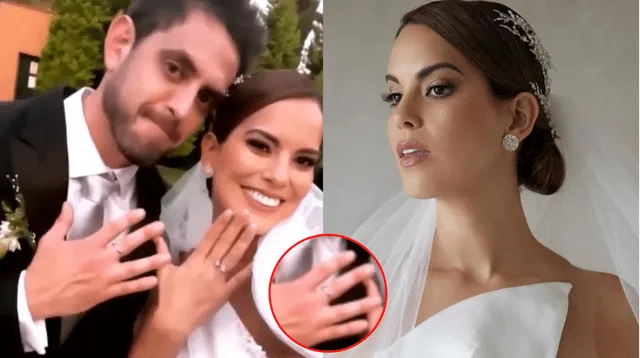 Valeria Piazza revela por qué su esposo lleva el anillo de boda en el dedo incorrecto.