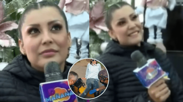 Karla Tarazona en televisión reaparece tras fuerte caída que sufrió en patines.