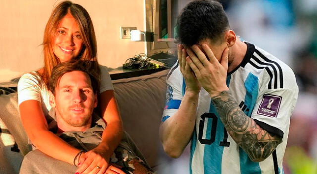 Antonella Rocuzzo apoyó a Lionel Messi pese a derrota en el Mundial Qatar 2022.