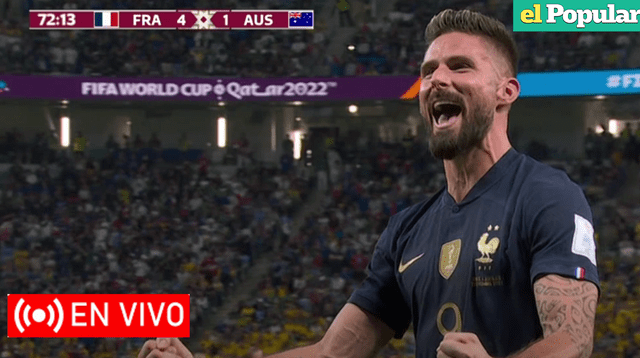 Oliver Giroud anota el cuatro gol del partido