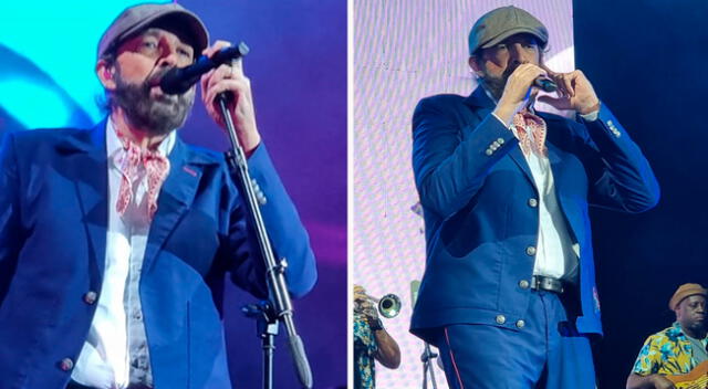 Juan Luis Guerra emocionó a miles de fans peruanos.