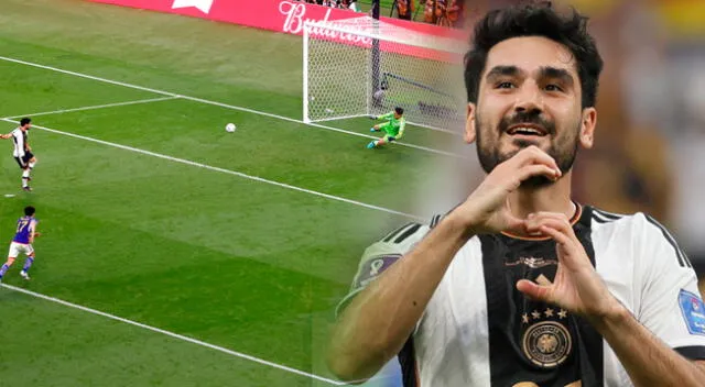 Gundogan anotó el 1-0 para Alemania en el Mundial de Qatar 2022.