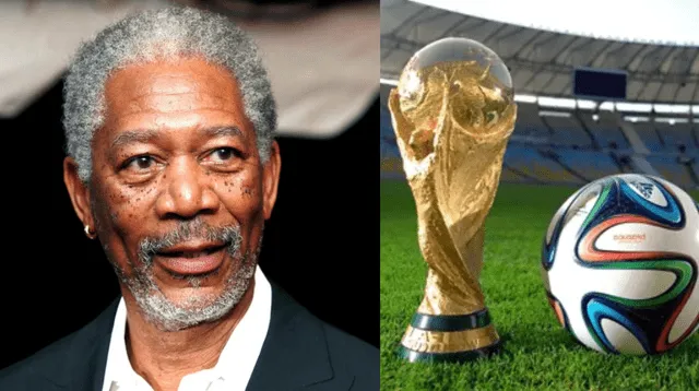 Morgan Freeman sorprendió con su presencia en apertura de Mundial de Qatar 2022