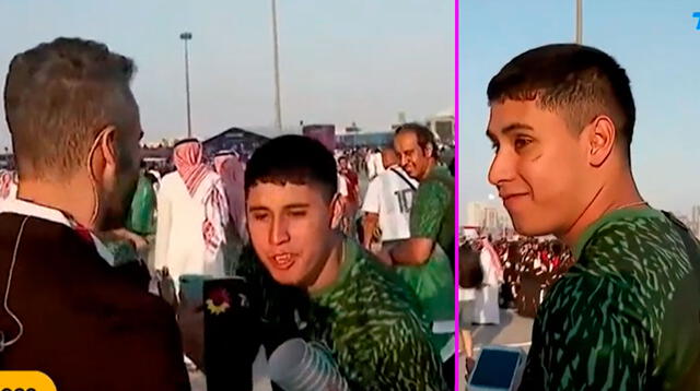 El hincha argentino aprovechó la fiesta en Qatar para cambiar la camiseta falsa.