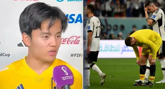 Takefusa Kubo dio declaraciones a la prensa española luego de ganar 2-1 a Alemania en el Mundial Qatar 2022.