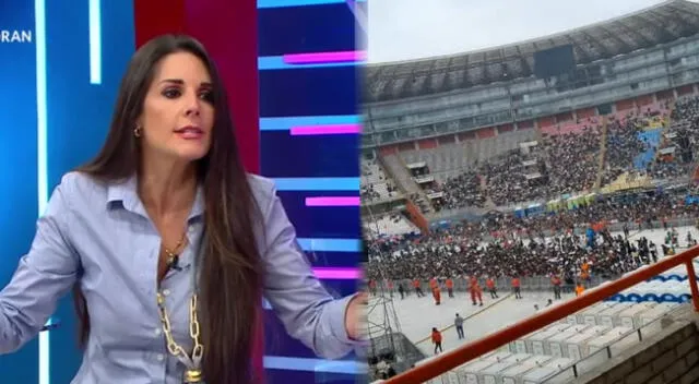 Rebeca Escribens propone que siguientes conciertos sean en los estadios de Lima.