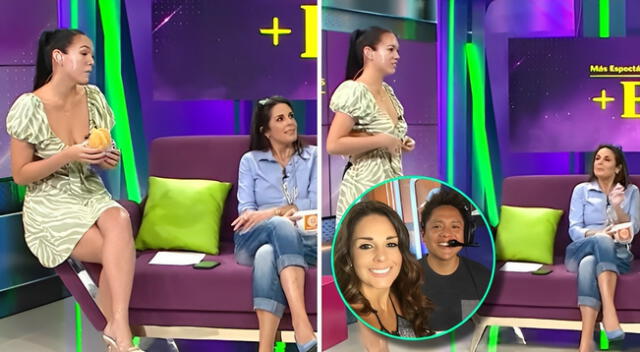 Jazmín Pinedo y Rebeca Escribens protagonizaron llamativo momento.