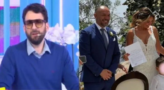 Rodrigo González raja de boda de Tilsa Lozano y Jackson Mora