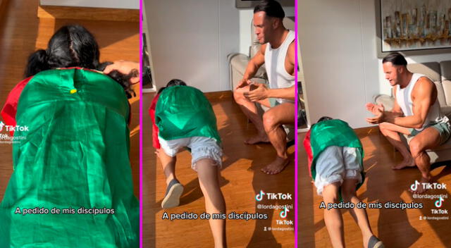 La Chilindrina Huachana y Fabio Agostini arrasaron en TikTok.