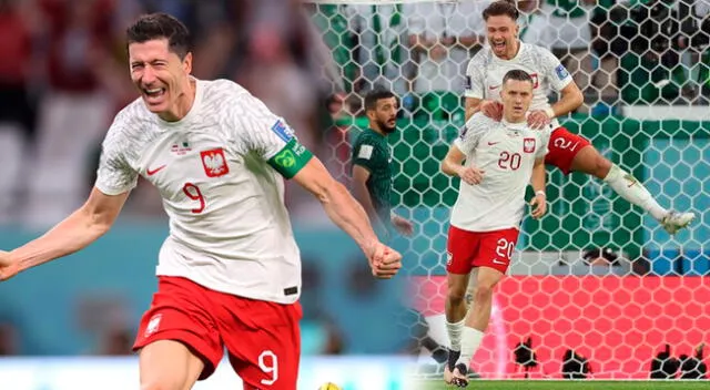 Polonia derroto a Arabia 2-0 por el Grupo C de Qatar 2022
