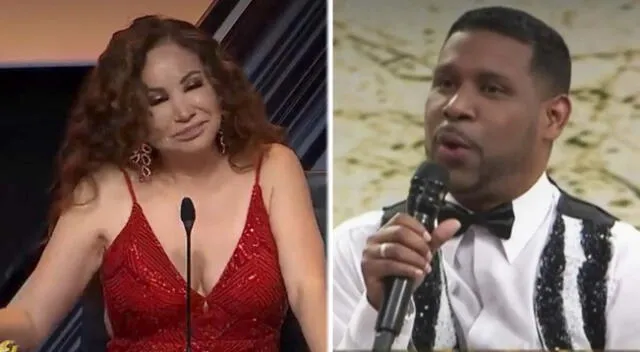 Giselo vaciló a Janet Barboza en El Gran Show.