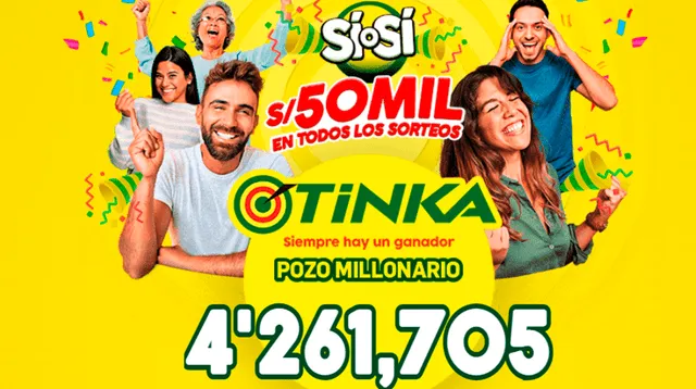 El último ganador del pozo millonario de La Tinka se llevó más de 12 millones de soles, en Cajamarca. Foto: La Tinka