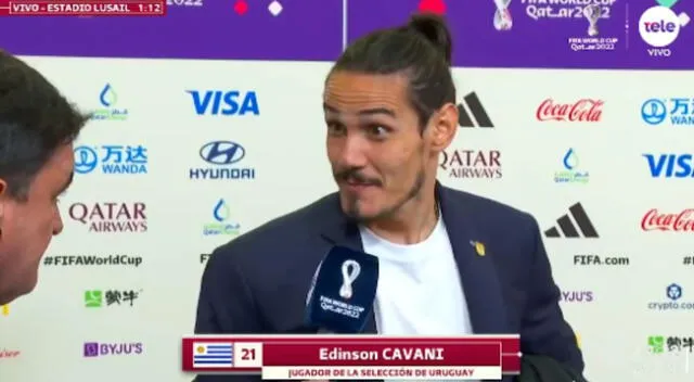 Edison Cavani entró desde el inicio del partido.