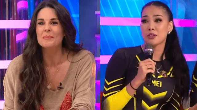 Rebeca Escribens le recuerda a Mei Azo que ni ganó la corona del Miss Perú