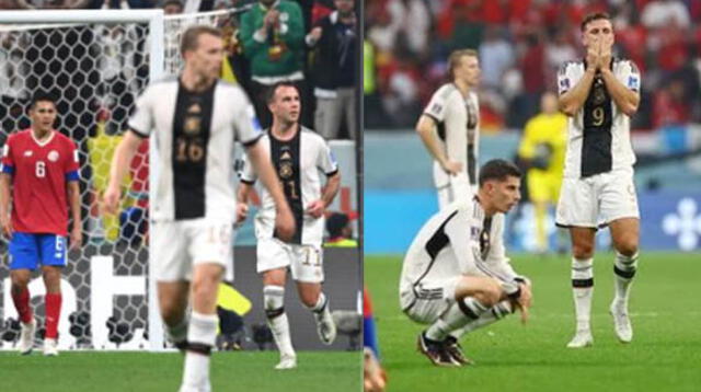 Alemania y Costa Rica quedaron eliminados de la Copa del Mundo.