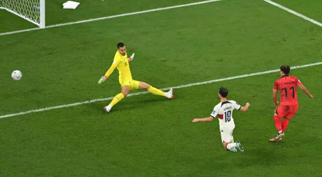 Corea del Sur derrota a Portugal por 2 a 1 y busca su pase a octavos de final.