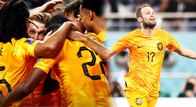 Países Bajos venció 3-1 a Estados Unidos por los octavos de final de Qatar 2022