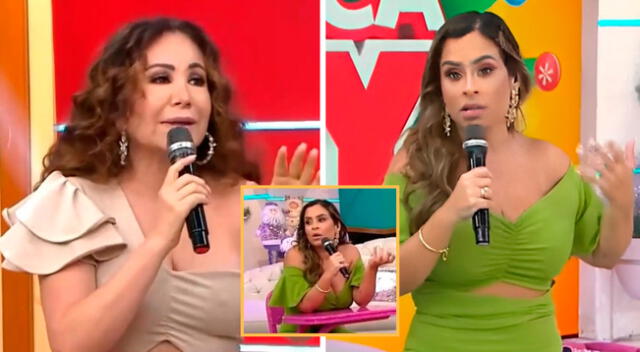 América Hoy: Janet Barboza y Ethel Pozo tuvieron tenso momento.