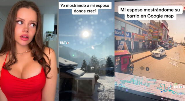 Joven suiza, popular en la plataforma de TikTok, sorprendió con barrio de su esposo peruano.