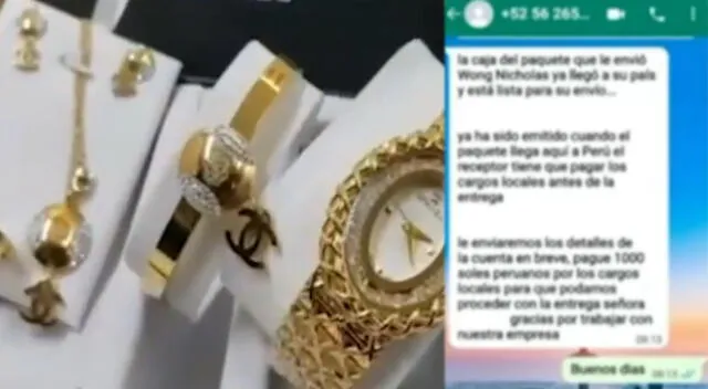 Hombre estafa a mujer haciéndole creer que le iba a dar una encomienda con joyas, provenientes de Indonesia.