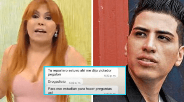 Magaly Medina saca cara por su reportero contra John Kelvin.