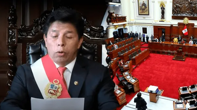 Pedro Castillo se pronuncia antes que se vea la moción de vacancia, por parte del Congreso.