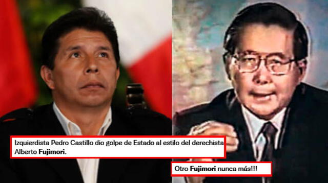 Usuarios recordaron el autogolpe de Alberto Fujimori en las redes sociales.