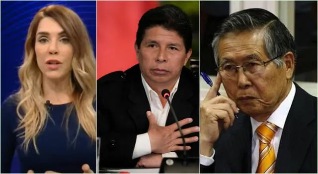 Juliana Oxenford tilda de 'imitador ridículo' a Pedro Castillo al saber que compartirá penal con Alberto Fujimori.