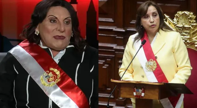 Carlos Álvarez imitó a Dina Boluarte como presidenta antes de su juramentación.