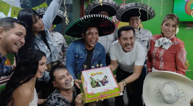 Edwin Sierra celebró cumpleaños por adelantado.