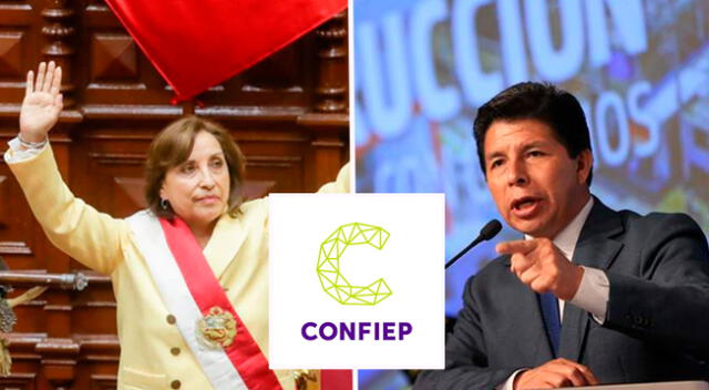 Confiep emitió pronunciamiento sobre designación de Dina Boluarte como presidenta del Perú.