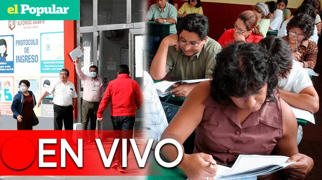 Sigue EN VIVO las últimas noticias sobre sobre el examen de nombramiento docente 2022.