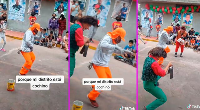 Los pasos de baile del trabajador se hicieron viral en TikTok.