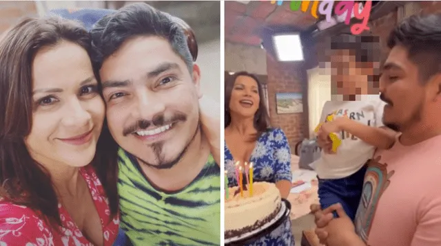 Mónica Sánchez saluda a Erick Elera por su cumpleaños.