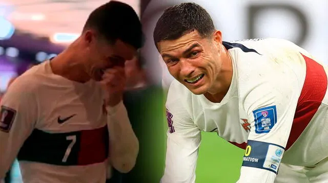Cristiano Ronaldo se despidió entre lágrimas por perder en el Mundial.