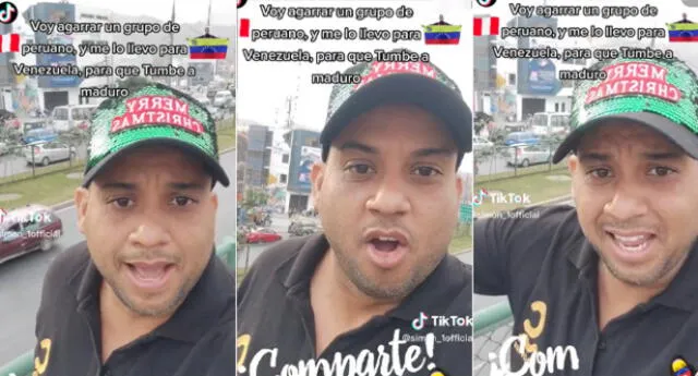 ¿Qué dijo el venezolano sobre los peruanos?