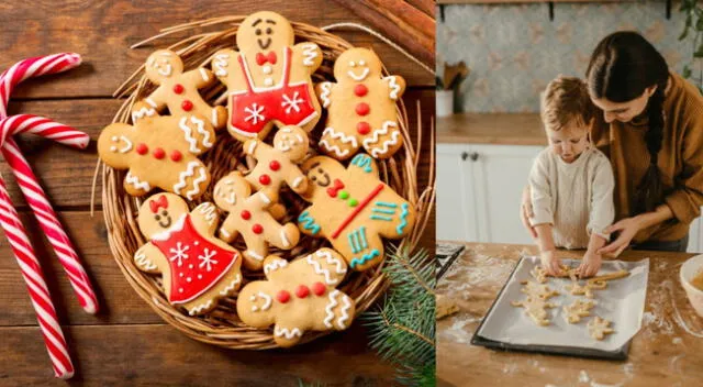 ¡Navidad es familia! Mira cómo hacer galletas de jengibre con tus hijos en simples pasos.