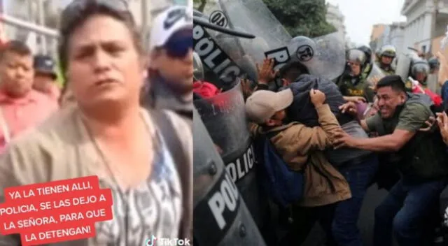 Una mujer hizo un llamado a la insurgencia a la población con el objetivo de continuar con las protestas.